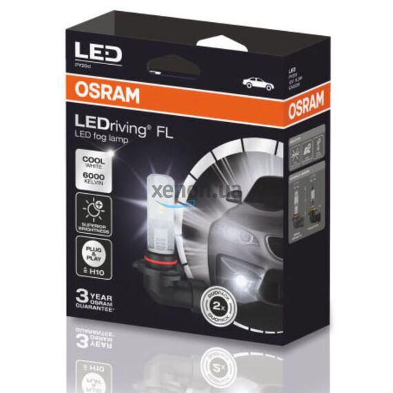 OSRAM LEDriving FL H10 13W 6000K комплект 2 шт, зображення 4
