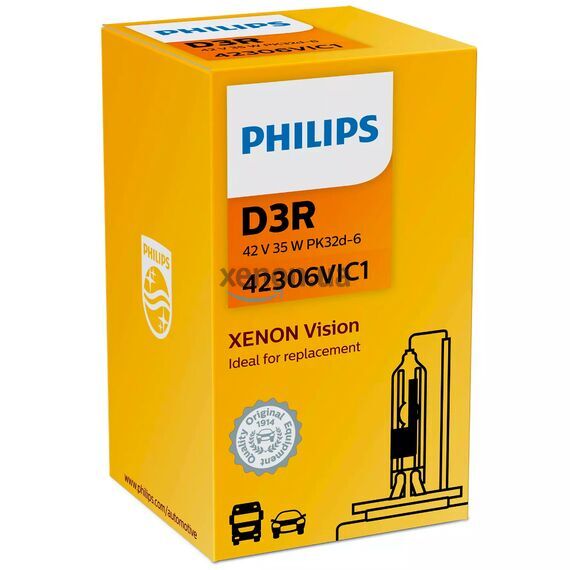 PHILIPS Xenon Vision D3R 35W 4300K (картон) 1 шт, Тип лампы: D3R, Цветовая температура: 4300 
