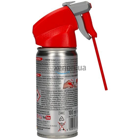 NIGRIN HyBrid Performance Hochleistungs- Rostlöser високоефективний видальник іржі (Німеччина) 100 мл, зображення 2 NIGRIN HyBrid Performance Hochleistungs- Rostlöser високоефективний видальник іржі (Німеччина) 100 мл, зображення 2