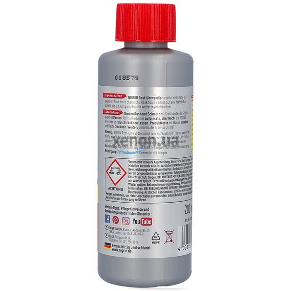 NIGRIN Rostumwandler перетворювач іржі 200 мл, зображення 3 NIGRIN Rostumwandler перетворювач іржі 200 мл, зображення 3