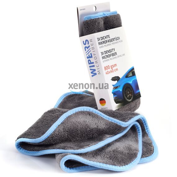 WIPERS 3X Dichte MikrofaserTüch серая плотная салфетка из микрофибры (Германия) 40х40 см 800 gsm , изображение 2 WIPERS 3X Dichte MikrofaserTüch серая плотная салфетка из микрофибры (Германия) 40х40 см 800 gsm , изображение 2
