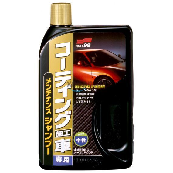 SOFT99 Shampoo for Wax Coated Vehicle нейтральный шампунь для автомобилей покрытых твердым воском 750 мл 