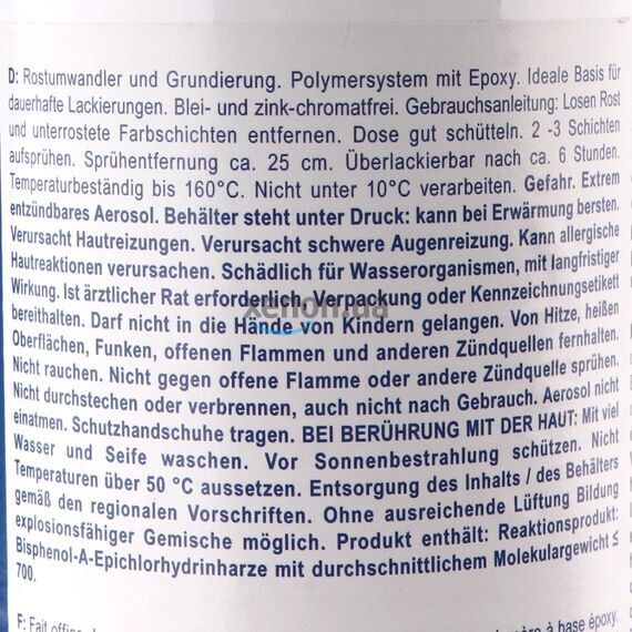 Presto Rost Unwandler преобразователь ржавчины 400 мл , изображение 3