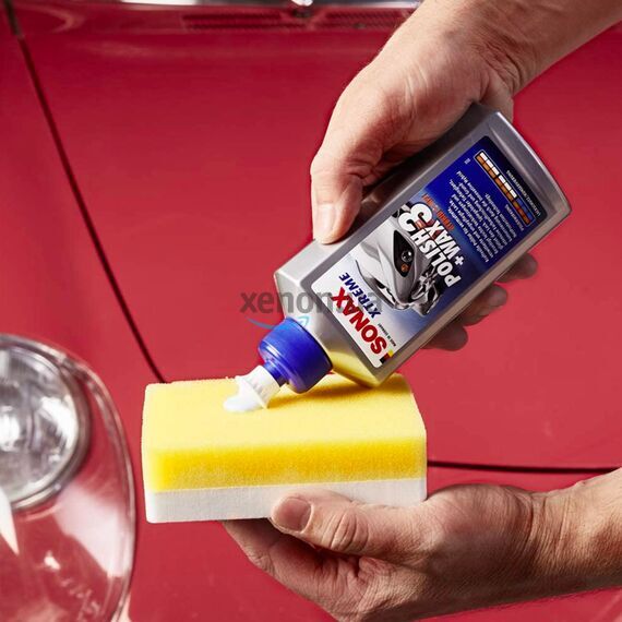 SONAX XTREME Polish + Wax 3 Hybrid NPT очищающий полироль с воском 500 мл, Объем: 500 мл , изображение 2