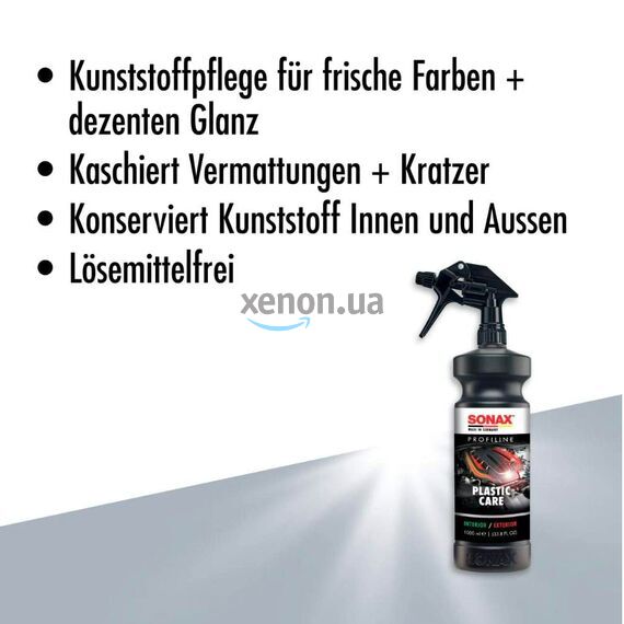 SONAX PROFILINE Plastic Care очиститель наружного и внутреннего пластика матовый 1 л , изображение 9 SONAX PROFILINE Plastic Care очиститель наружного и внутреннего пластика матовый 1 л , изображение 9