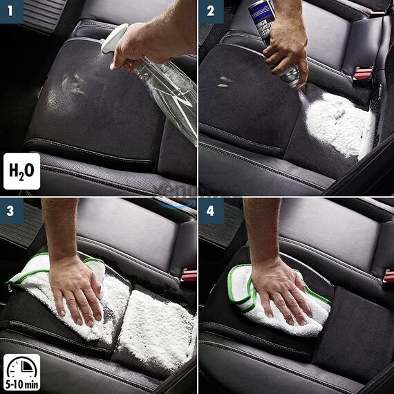 SONAX XTREME Polster+Alcantara Reiniger очисник для оббивки салону та алькантари 400 мл, зображення 3 SONAX XTREME Polster+Alcantara Reiniger очисник для оббивки салону та алькантари 400 мл, зображення 3