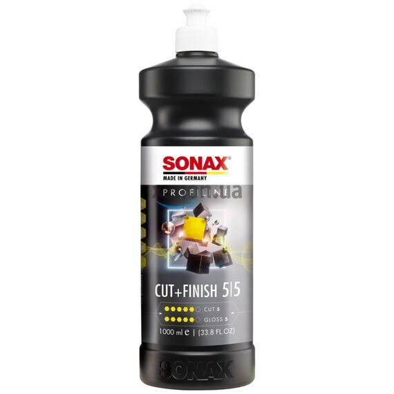SONAX PROFILINE Cut +Finish 05-05 одношаговая полировальная паста 1 л, Объем: 1 л 