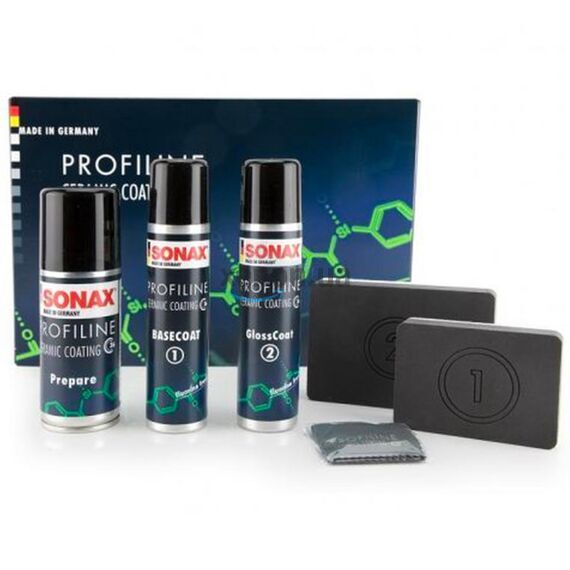 SONAX PROFILINE 06-03 CC36 Ceramic Coating керамическое защитное покрытие в наборе , изображение 2 SONAX PROFILINE 06-03 CC36 Ceramic Coating керамическое защитное покрытие в наборе , изображение 2