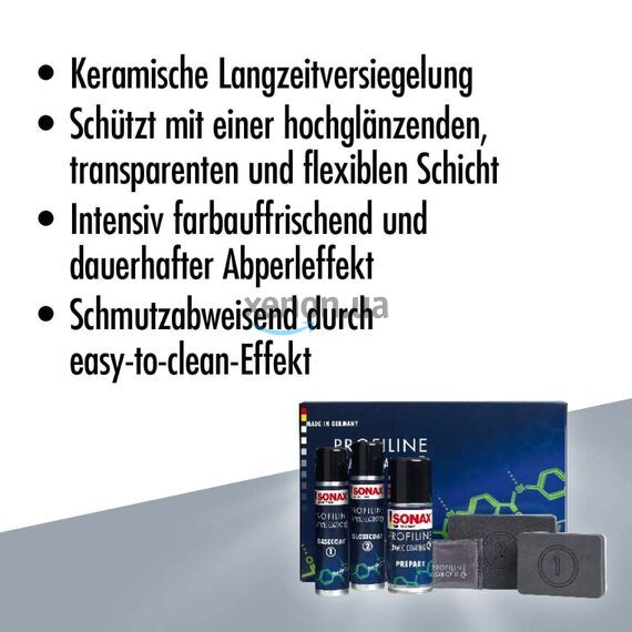 SONAX PROFILINE 06-03 CC36 Ceramic Coating керамическое защитное покрытие в наборе , изображение 12 SONAX PROFILINE 06-03 CC36 Ceramic Coating керамическое защитное покрытие в наборе , изображение 12