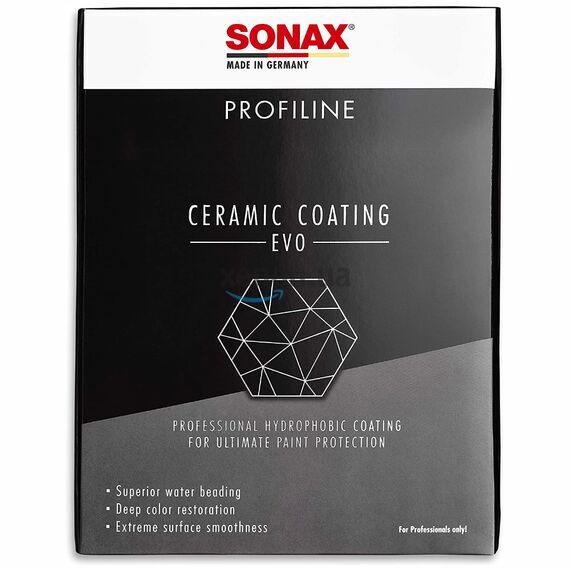 SONAX PROFILINE 06-03 CC Evo Ceramic Coating керамическое защитное покрытие для автомобиля в наборе , изображение 6