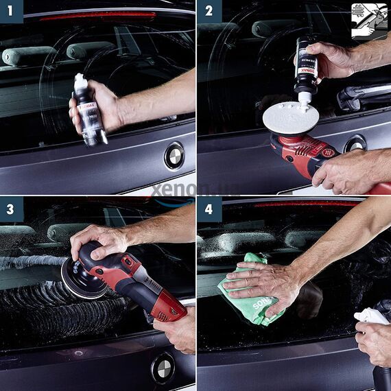 SONAX PROFILINE Glass Polish полироль для стекла 250 мл , изображение 4