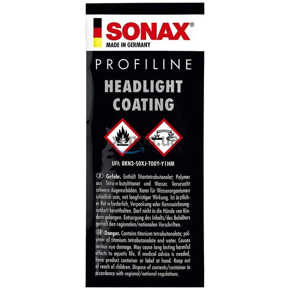 SONAX PROFILINE Headlight Coating керамическое защитное покрытие для пластиковых фар , изображение 2