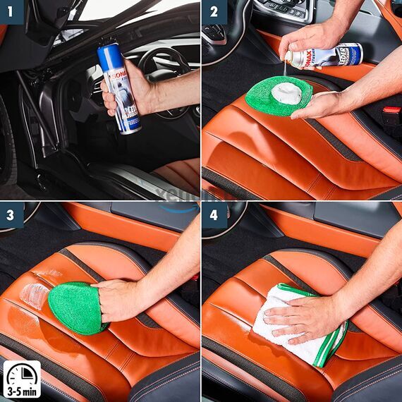 SONAX XTREME Leder PflegeSchaum пенный очиститель кожи 250 мл , изображение 3