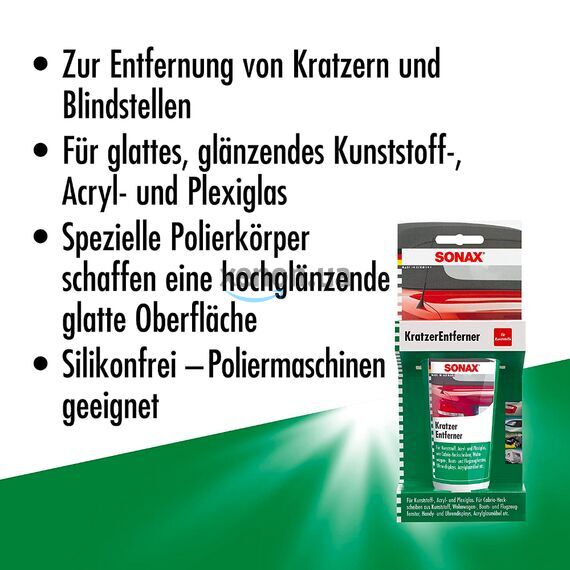 SONAX Kratzer Entferner (Scratch Remover) антицарапин для пластика 75 мл , изображение 7