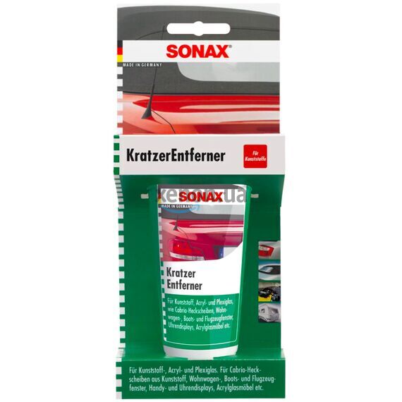 SONAX Kratzer Entferner (Scratch Remover) антицарапин для пластика 75 мл , изображение 8