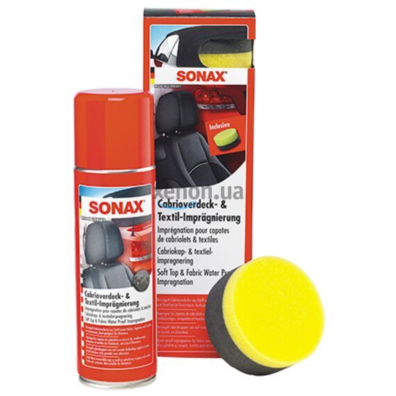 SONAX Cabrio Verdeck + Textilimprägnierung пропитка для герметизации и защиты тканевого верха кабриолетов 300 мл , изображение 2 SONAX Cabrio Verdeck + Textilimprägnierung пропитка для герметизации и защиты тканевого верха кабриолетов 300 мл , изображение 2