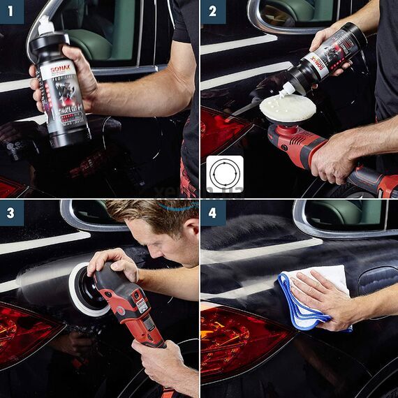 SONAX PROFILINE Ultimate Cut 6+/3 абразивна полірувальна паста для кузова 250 мл, зображення 3 SONAX PROFILINE Ultimate Cut 6+/3 абразивна полірувальна паста для кузова 250 мл, зображення 3