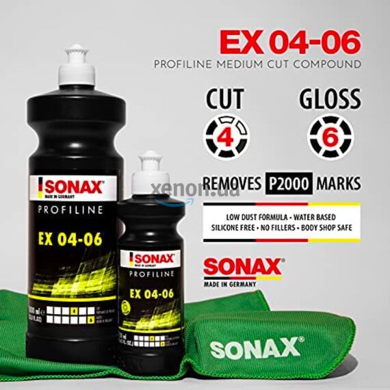 SONAX PROFILINE EX 04-06 паста для финишной полировки 250 мл, Объем: 250 мл , изображение 7