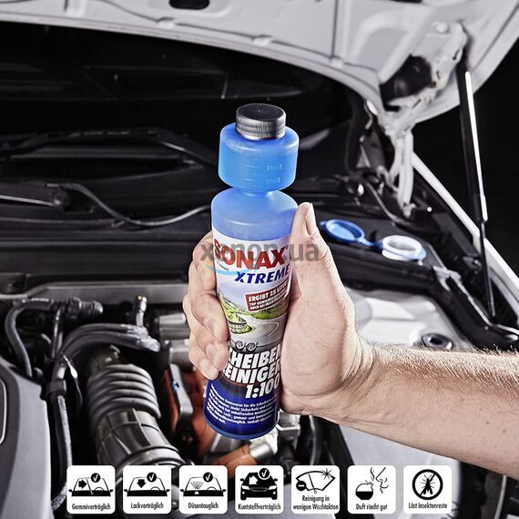 SONAX XTREME Scheiben Reiniger концентрат омывателя летний 1:100 250 мл , изображение 2