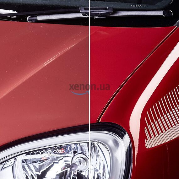 SONAX Polish +Wax Color червоний поліроль тефлон з воском 500 мл, Колір: Червоний, Обʼєм: 500 мл, зображення 4