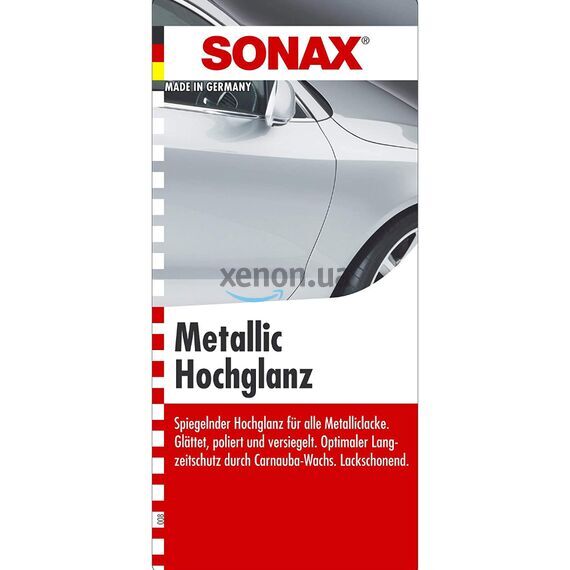 SONAX Metallic High Gloss полироль металлик тефлон с воском 500 мл, Объем: 500 мл , изображение 6