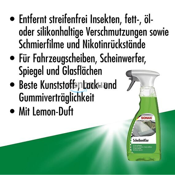 SONAX ScheibenKlar универсальный очиститель стекол 500 мл , изображение 7 SONAX ScheibenKlar универсальный очиститель стекол 500 мл , изображение 7