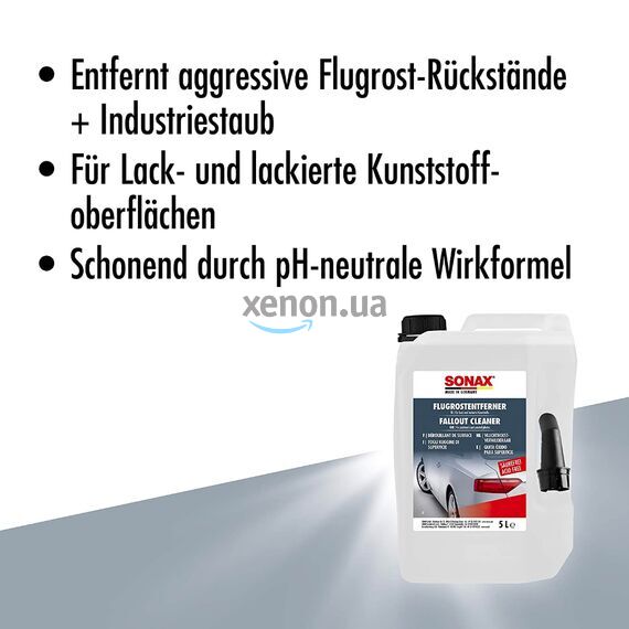 SONAX Flugrost Entferner преобразователь и очиститель ржавчины 5 л, Объем: 5 л , изображение 6