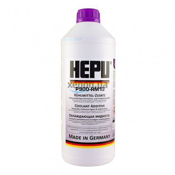 HEPU G13 антифриз фиолетовый 1,5 л, Цвет: Фиолетовій, Объем: 1,5 л , изображение 2