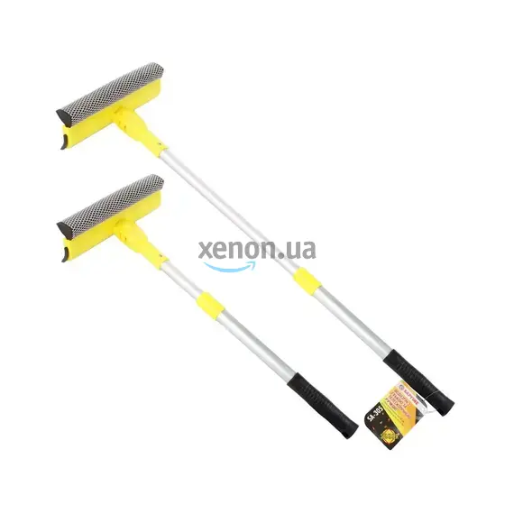 Водосгон с поролоновой губкой и телескопической ручкой 50-70 см SA-305 SAPFIRE (400106) , изображение 2 Водосгон с поролоновой губкой и телескопической ручкой 50-70 см SA-305 SAPFIRE (400106) , изображение 2