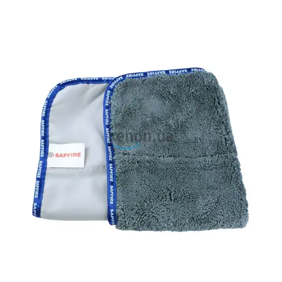 Двостороння серветка з мікрофібри та штучної замші, 35x40 см, Sapphire (SA-226) (401141), зображення 3