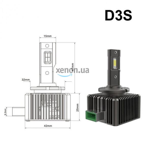 Pluton HeartRay D3S 45W 6000K комплект 2 шт , изображение 2