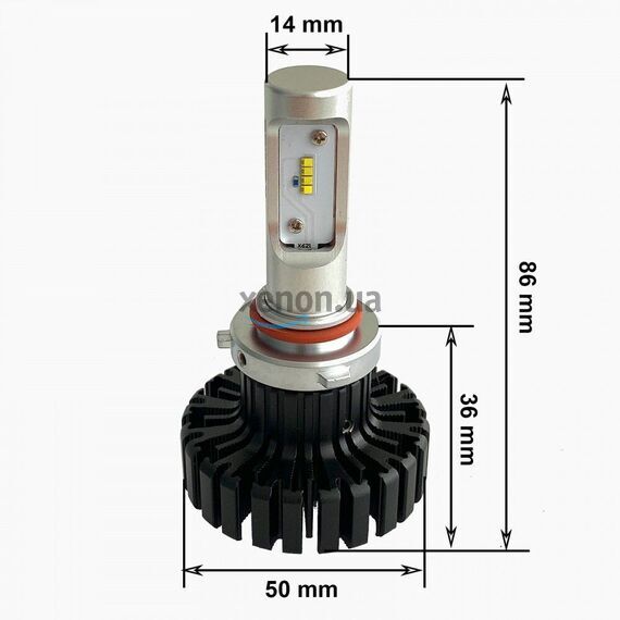 Лампы светодиодные Prime-X KC 9006/9005 5000K (2 шт.) , изображение 5