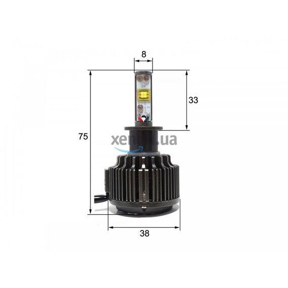 Sho-Me H3 LED G1.1 30W 6000K комплект 2 шт 