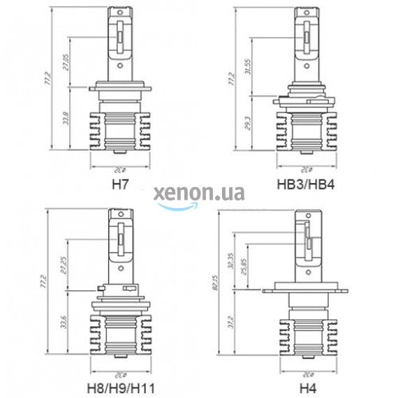 ALed SHB3A02 S HB3 (9005) 20W 6000K комплект 2шт , изображение 5