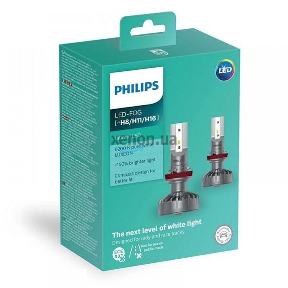 Лампы светодиодные PHILIPS LED H11 Ultinon Pro5000 + 160% 12/24V 15W , изображение 2