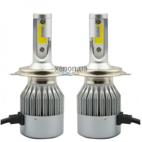 HeadLight C6 H4 12-24V COB 36W 6000K комплект 2 шт 