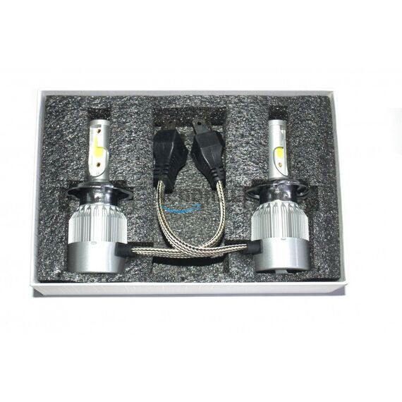 HeadLight C6 H4 12-24V COB 36W 6000K комплект 2 шт , изображение 2