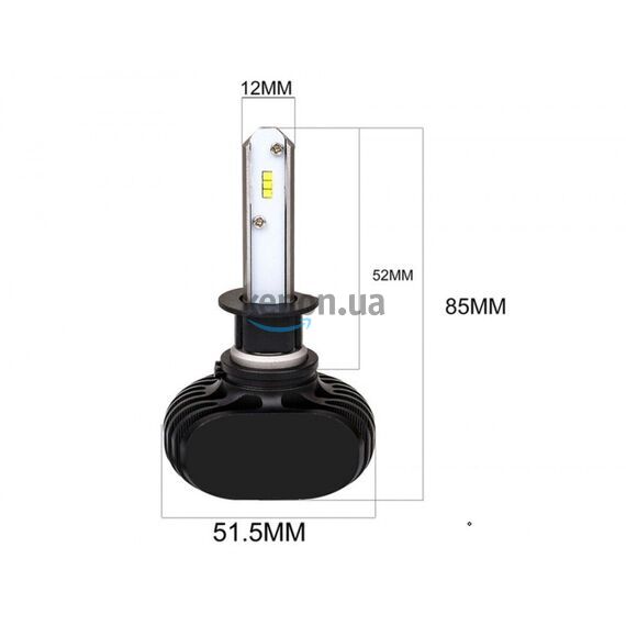SVS S1 H1 25W 5000K комплект 2 шт, зображення 2