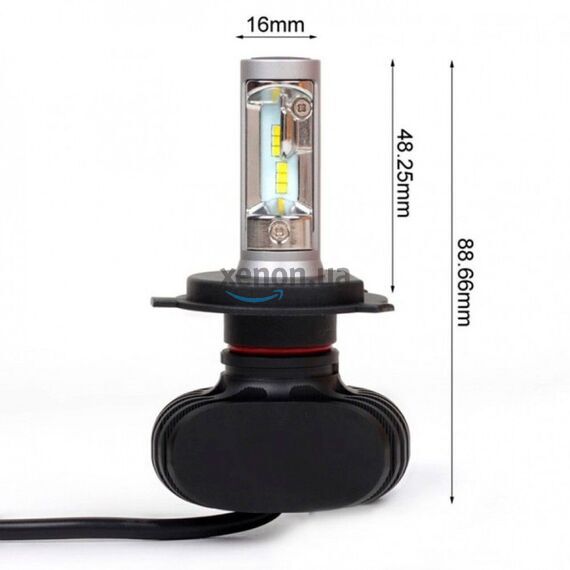 SVS S1 H4 H/L 25W 6000K комплект 2 шт, зображення 5