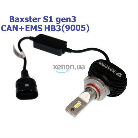 Baxster S1 gen3 HB3 (9005) CAN+EMS 25W 6000K комплект 2 шт , изображение 5