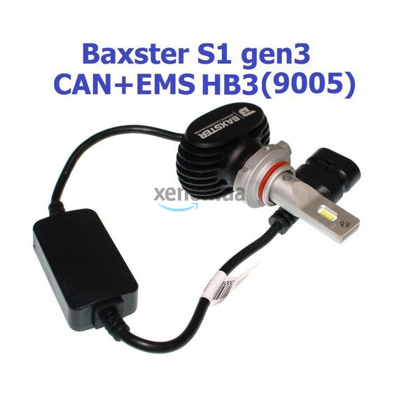 Baxster S1 gen3 HB3 (9005) CAN+EMS 25W 5000K комплект 2 шт , изображение 6