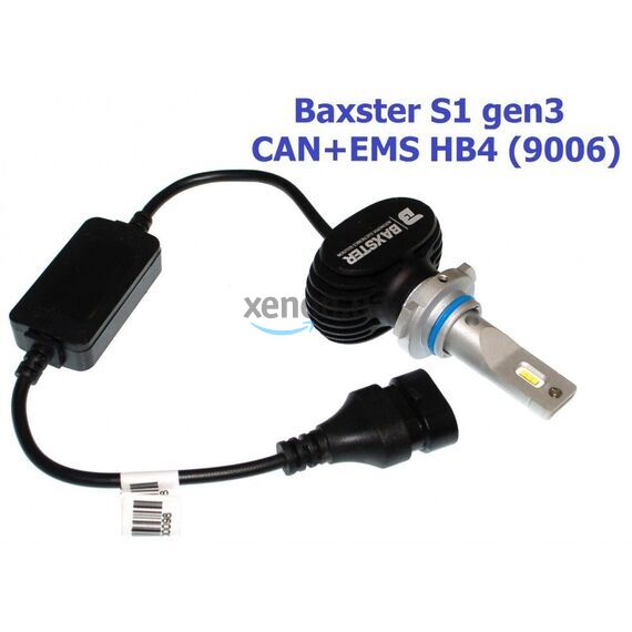 Baxster S1 gen3 HB4 (9006) CAN+EMS 25W 6000K комплект 2 шт, зображення 6