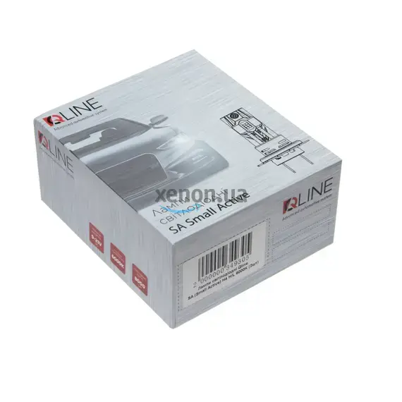 Qline SA Small Active H4 H/L 26W 6000K комплект 2 шт , изображение 2