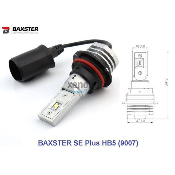 Baxster SE Plus HB5 9007 22W 6000K комплект 2 шт 