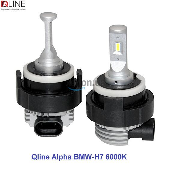 Qline Alpha BMW-H7 20W 6000K комплект 2 шт , изображение 2