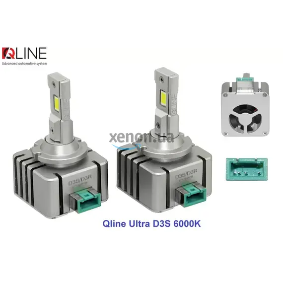 Qline Ultra D3S 65W 6000K комплект 2 шт , изображение 2