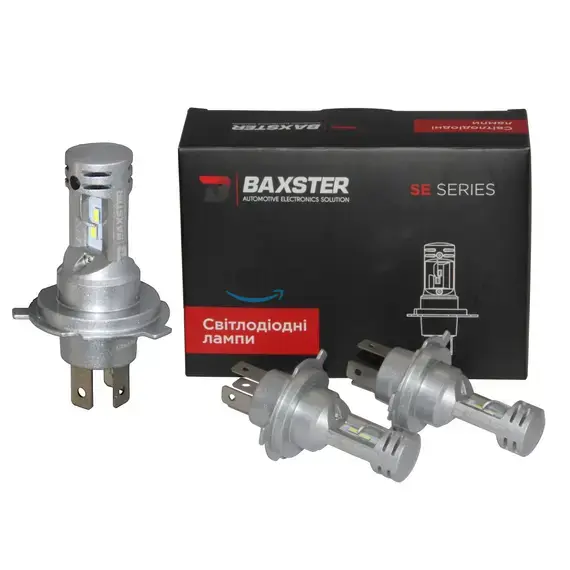 Baxster SE Plus H4 H/L 22W 6000K комплект 2 шт , изображение 5