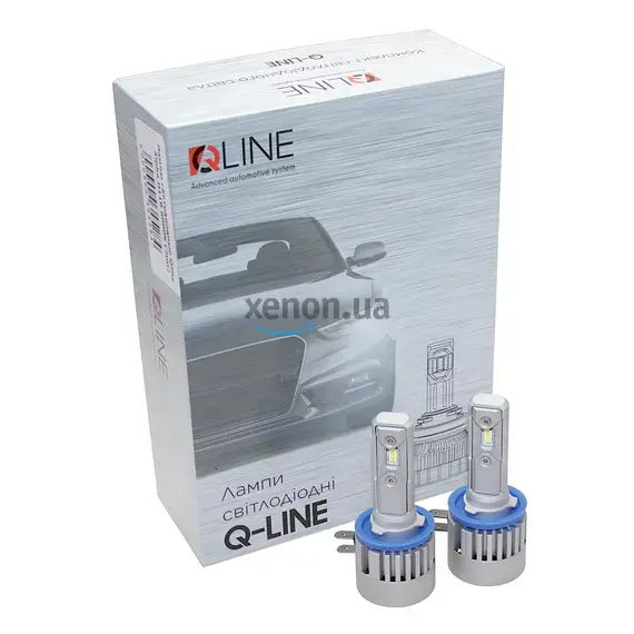 Qline Alpha H11B 20W 6000K комплект 2 шт , изображение 2