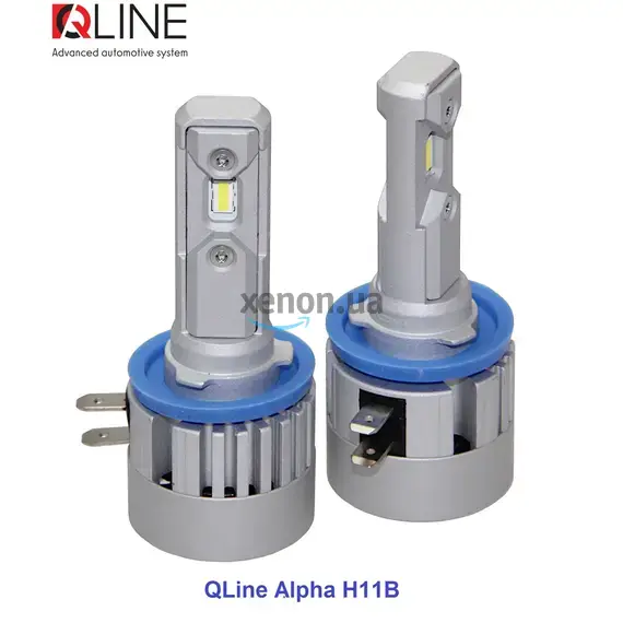 Qline Alpha H11B 20W 6000K комплект 2 шт , изображение 3