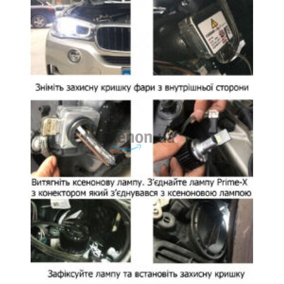 Світлодіодні лампи Prime-X D Pro D8 5000K (2 шт.), зображення 6